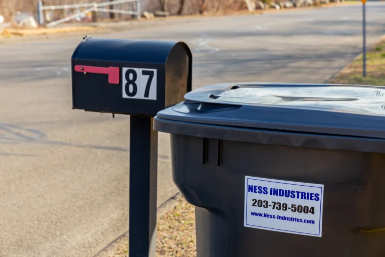 Ness Industries providing curbside waste collection in Brookfield, CT